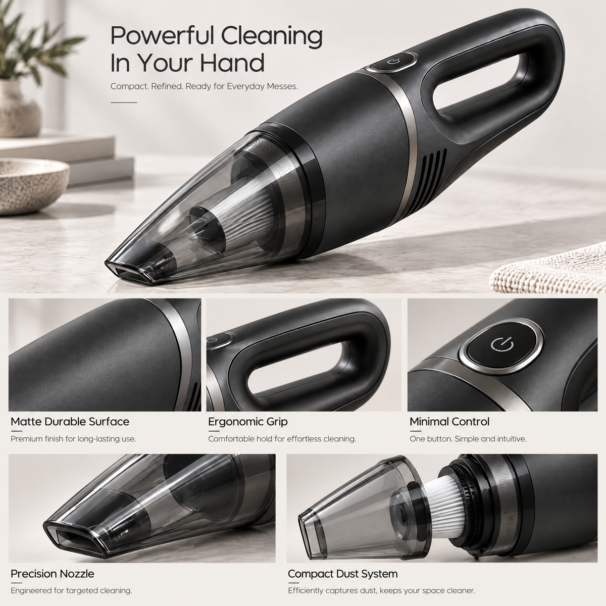 Brenwicka™ Handheld Vacuum